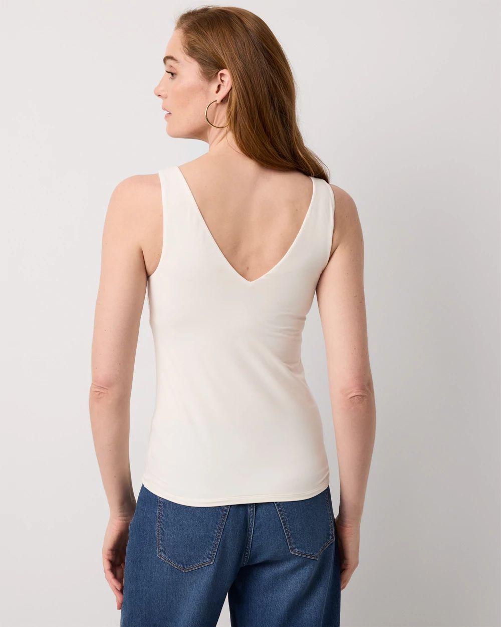 WHBM FORME™ All Ways Stretch Dual Neck Tank