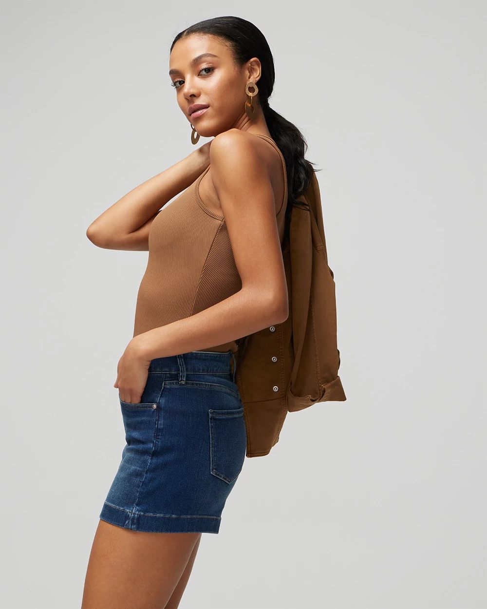 High-Rise Everyday Soft Denim™ 5-Inch Shorts