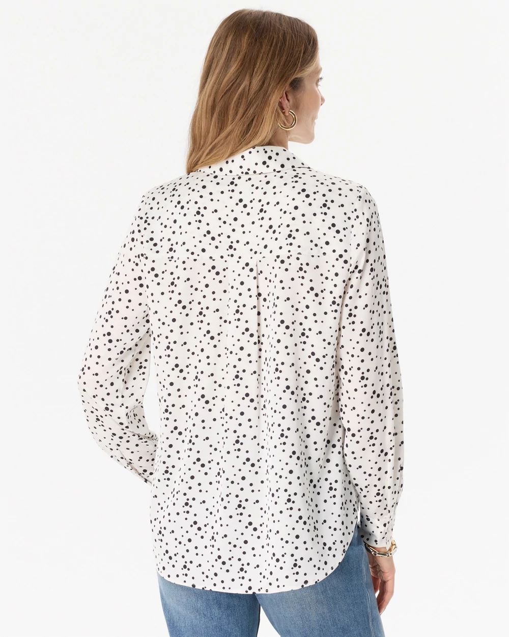 Petite Matte Satin Shirt click to view larger image.