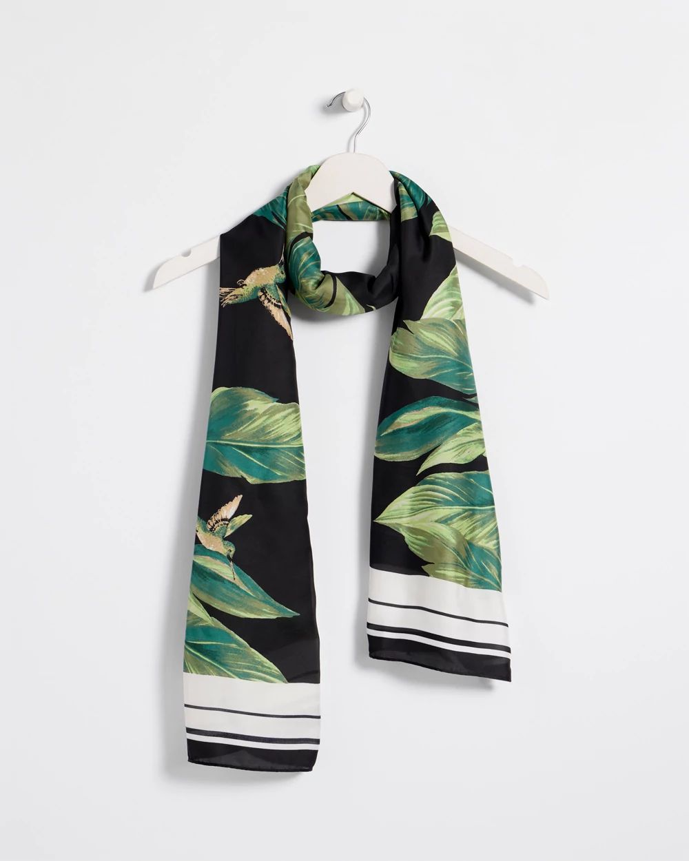 Tropical Print Oblong Scarf click to view larger image.