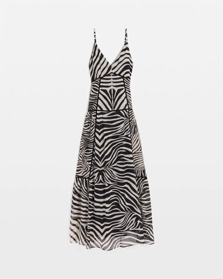 Tie-Back Tiered Maxi Dress click to view larger image.