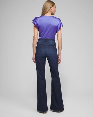 Outlet WHBM Wide Leg Jeans