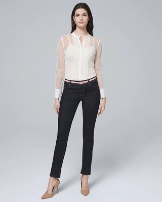 Classic-Rise Slim Jeans