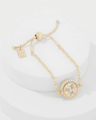 Reversible Coin Chain Bracelet click to view larger image.