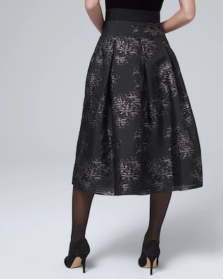 Shadow Stripe Full Skirt