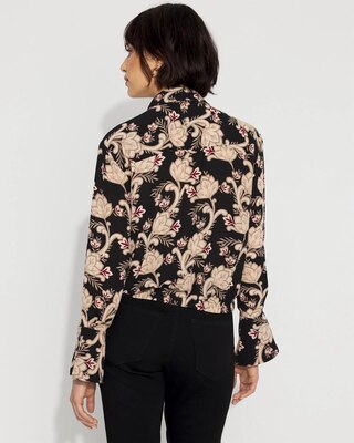 Long-Sleeve Flare Cuff Shirt click to view larger image.