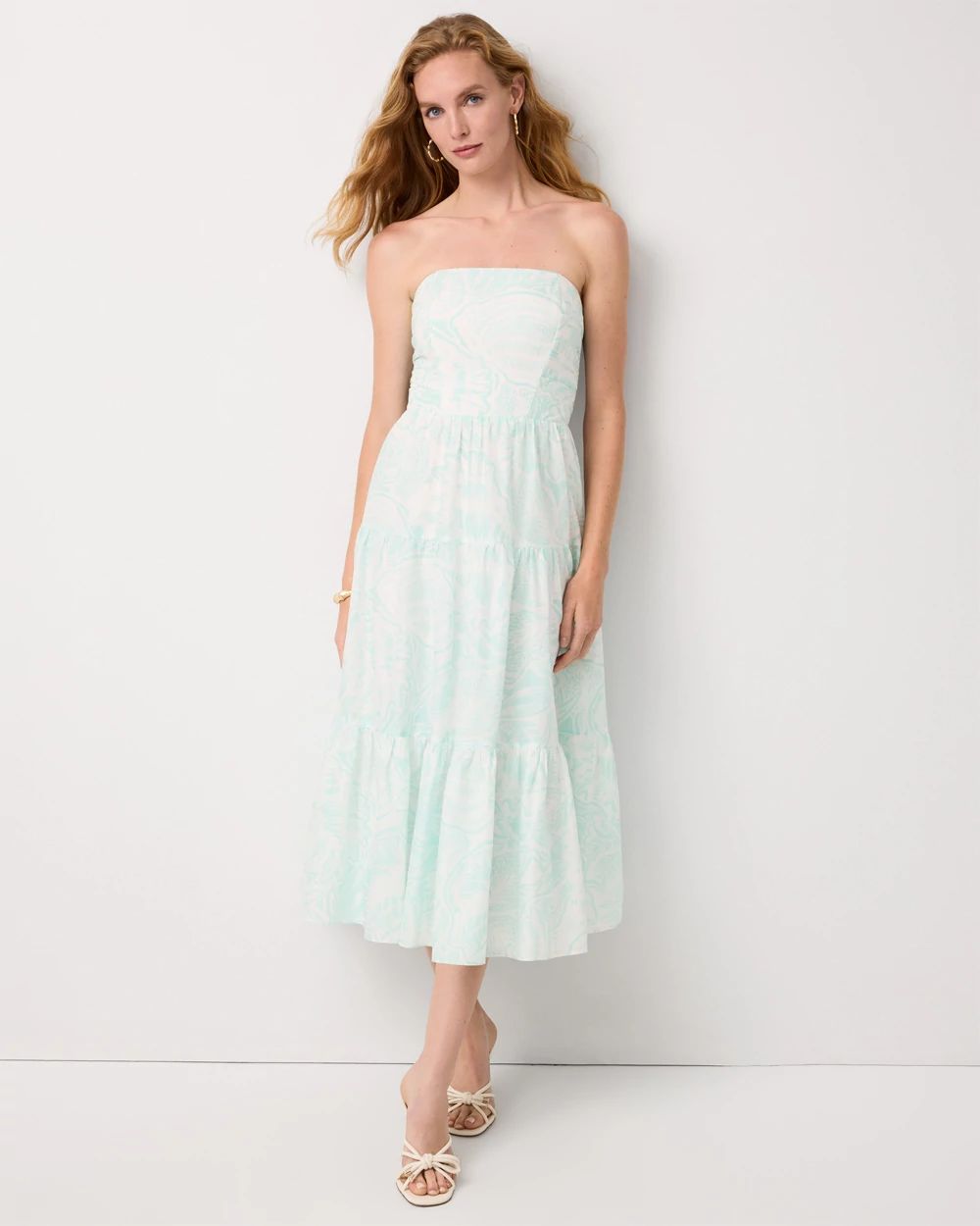 Petite Tiered Midi Dress