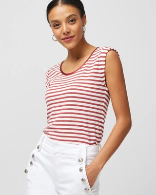 Sleeveless Scoop Tank
