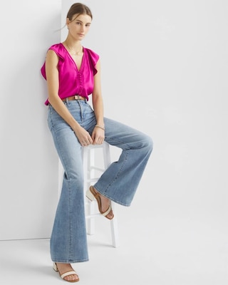 Flutter Sleeve Top