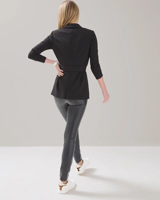 Faux Leather Runway Legging