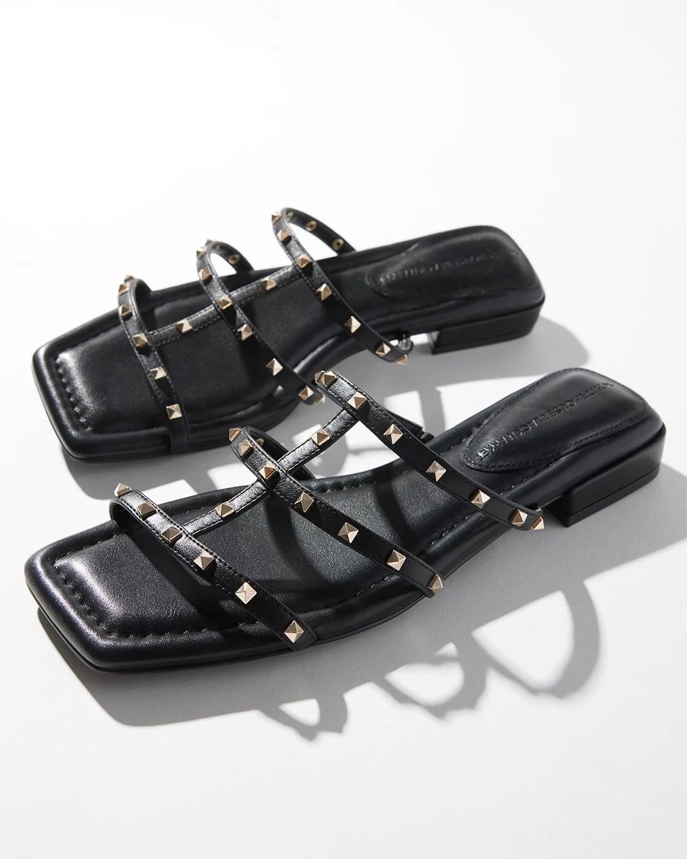 Brooklyn Studded Flat Sandal