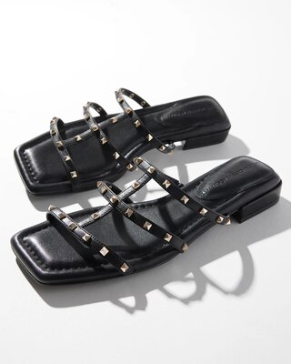 Brooklyn Studded Flat Sandal