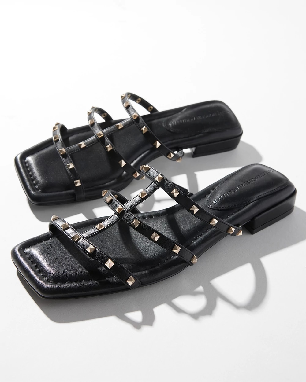 Brooklyn Studded Flat Sandal