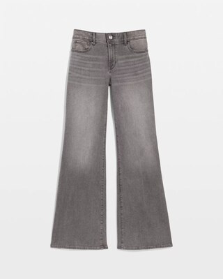 Petite Mid Rise Wide-Leg Jean click to view larger image.