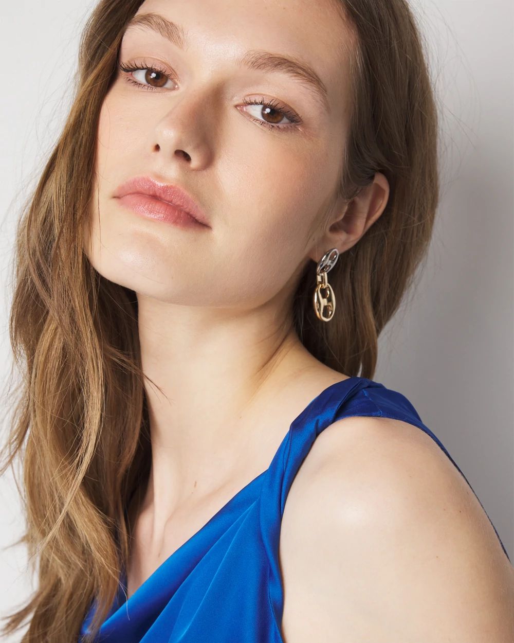 Satin Draped Shell
