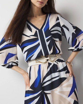 Faux Leather Braided Stretch Waist Belt