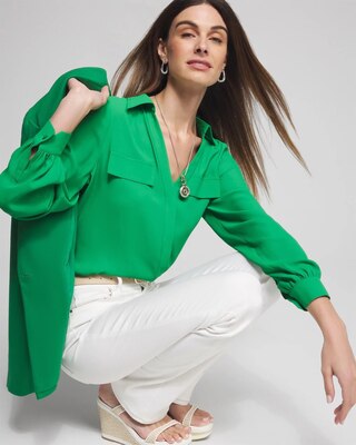 Outlet WHBM Utility Shirt