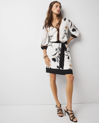 Petite Smocked Blouson Dress click to view larger image.