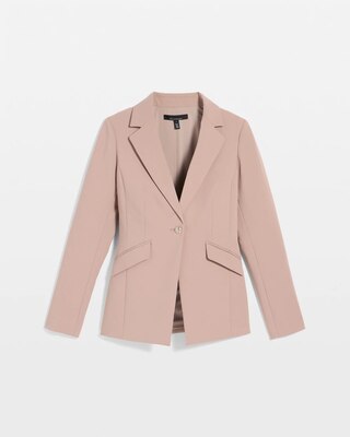 WHBM® Luxe Stretch One-Button Blazer click to view larger image.