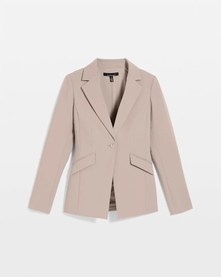 WHBM® Luxe Stretch One-Button Blazer click to view larger image.