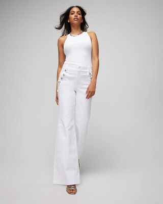 High-Rise Mariner Wide Leg Jeans
