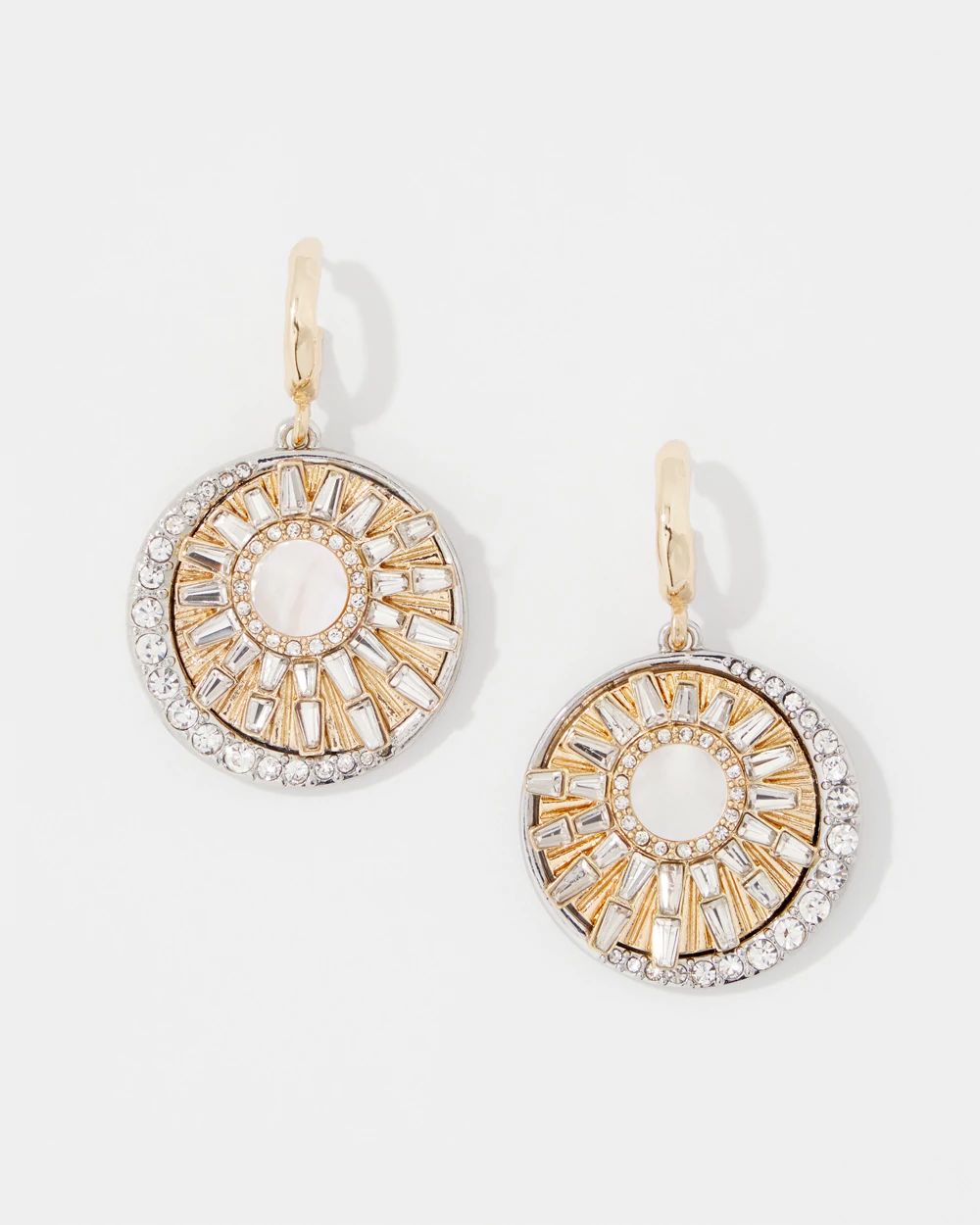 Mother of Pearl Charm Drop Earrings