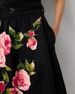 Petite A-line Midi Skirt click to view larger image.