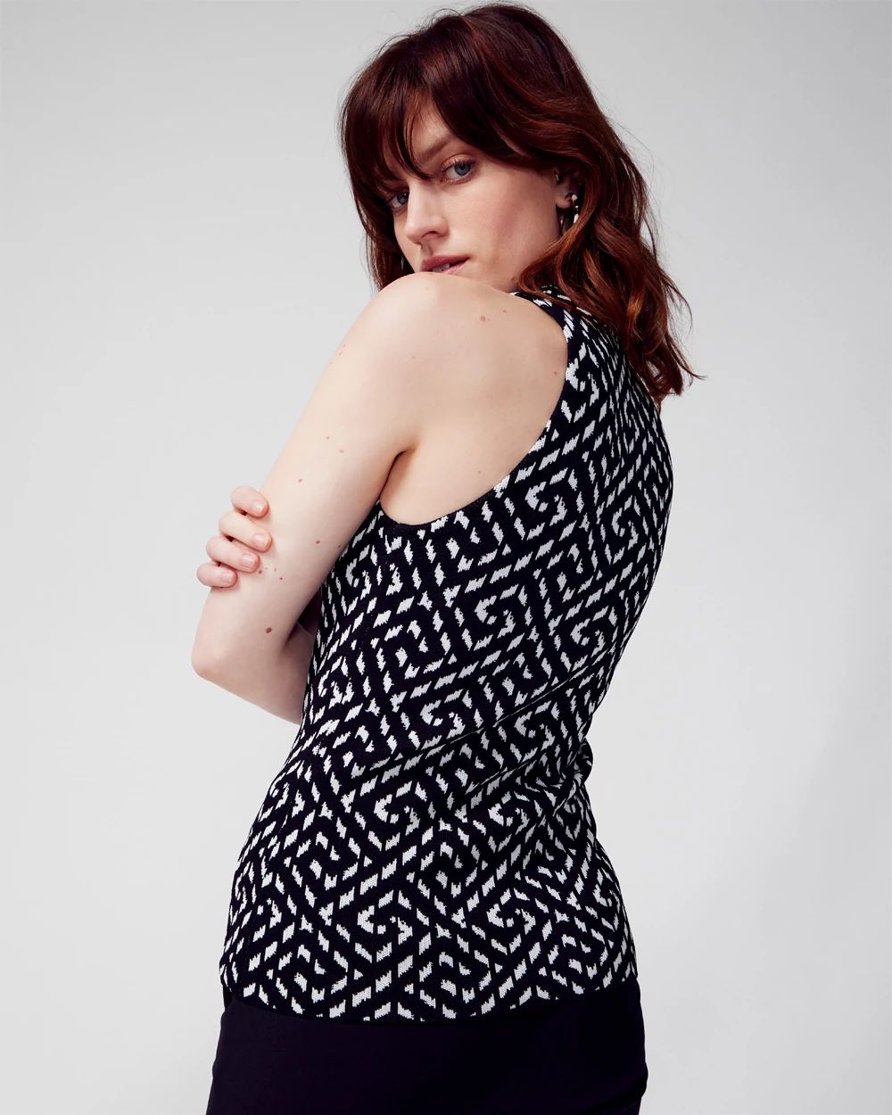 Sleeveless Halter Sweater