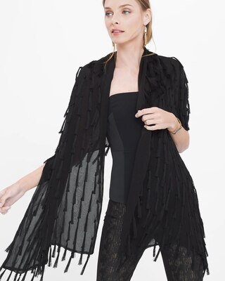 Black Tassel Wrap