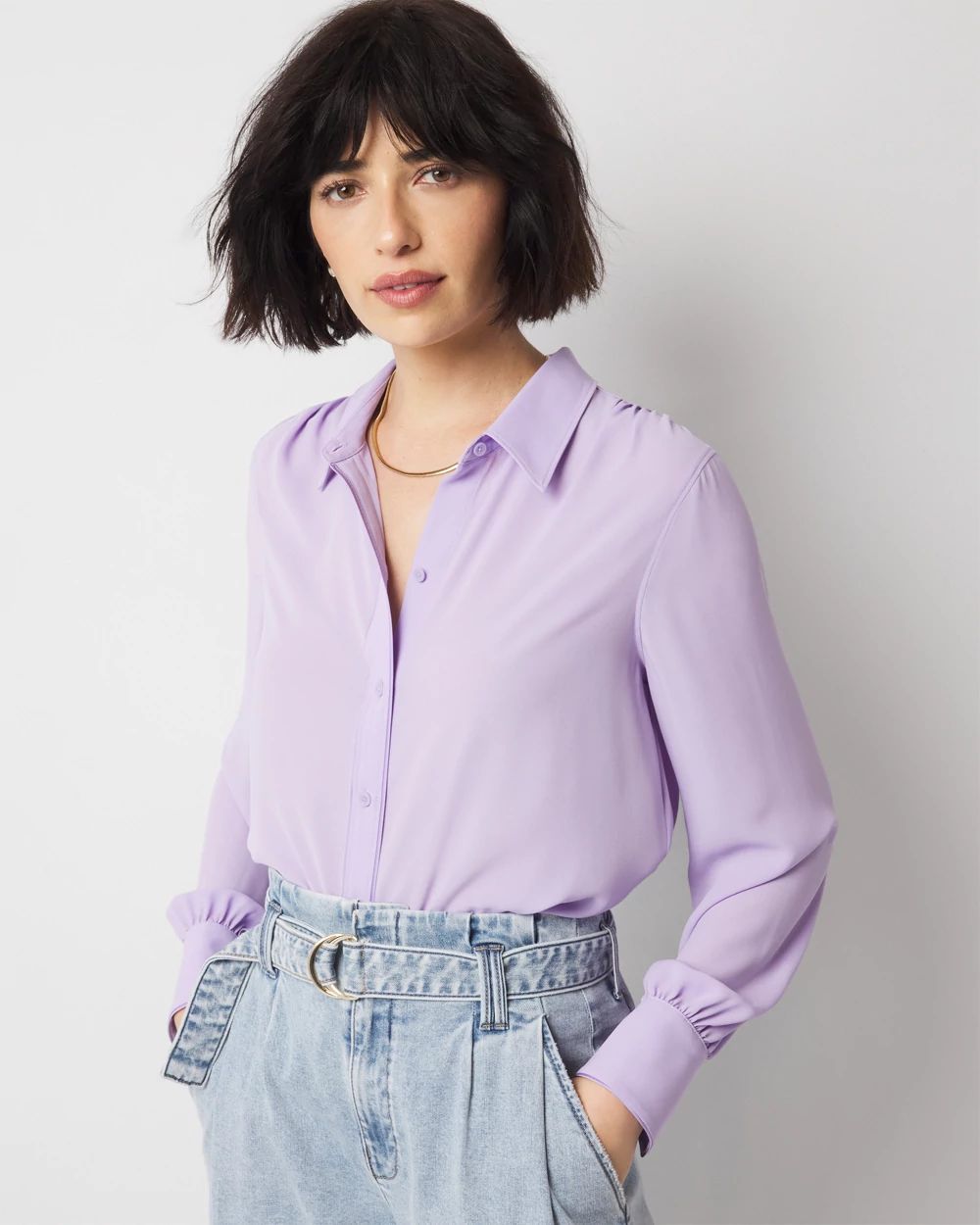 Soft Shirt with Piping
