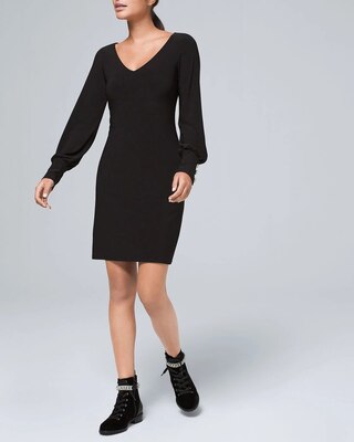 Petite Embellished Jersey Knit Dress