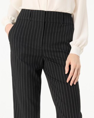 Pinstripe High-Rise Riley Trouser click to view larger image.
