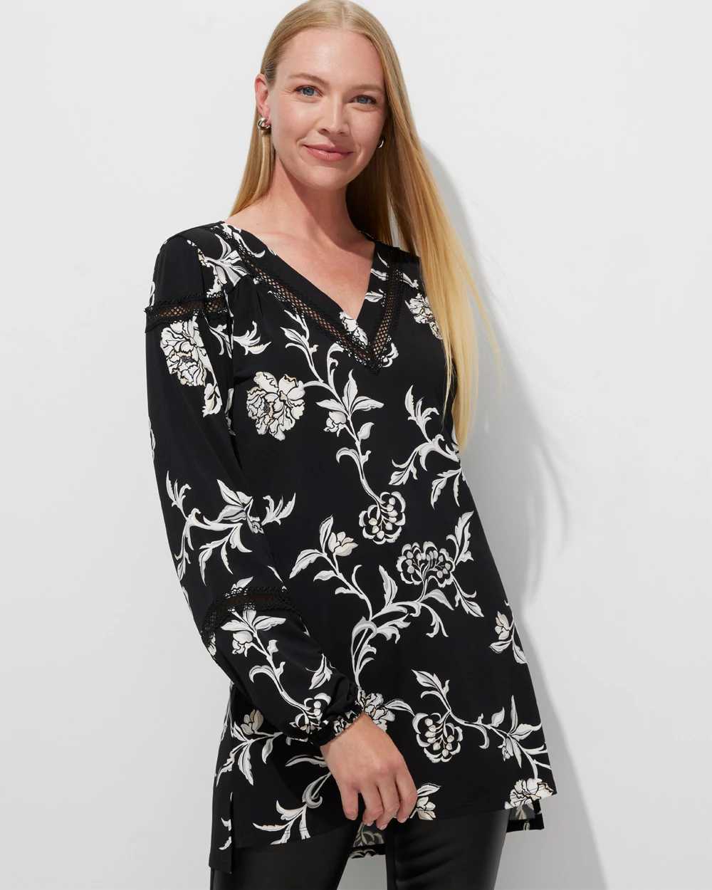 Outlet WHBM Lace Trim Tunic