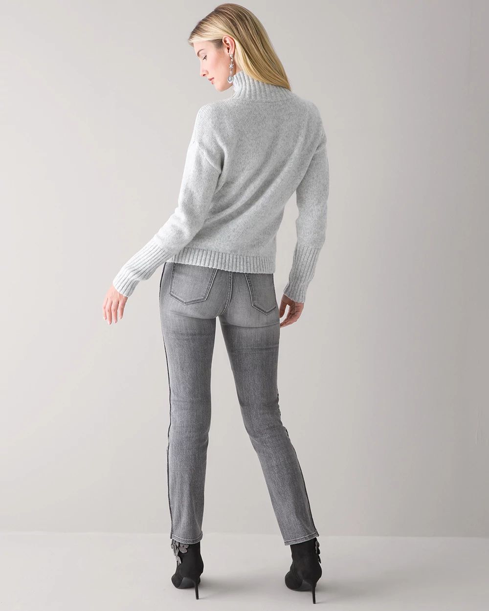 Cable Knit Turtleneck Sweater