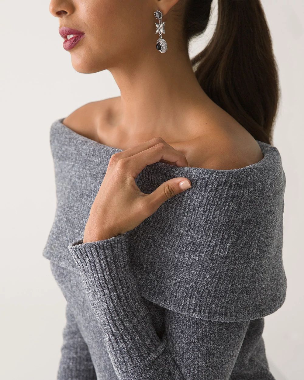 Petite chenille sweater hot sale
