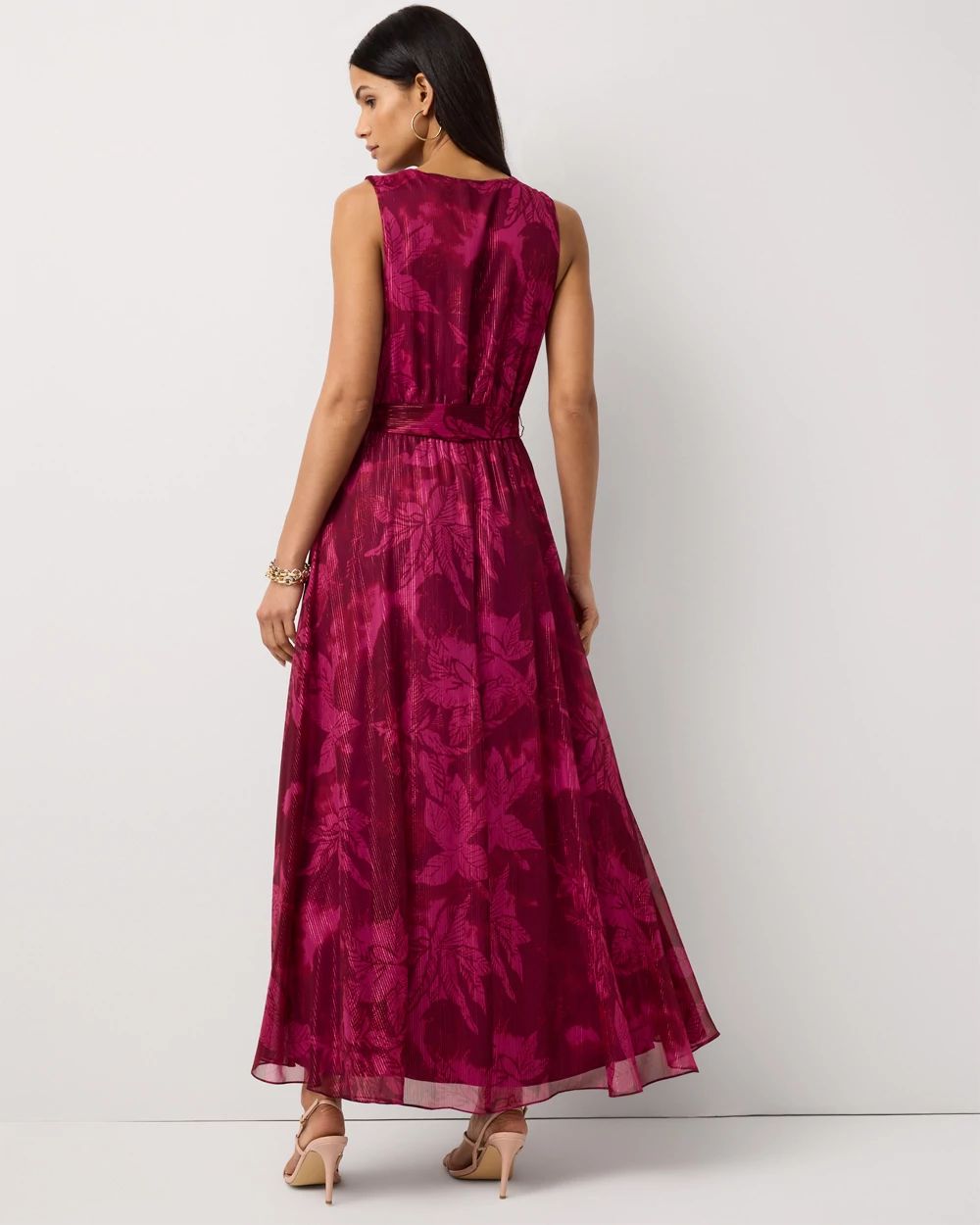 V-neck Maxi Dress click to view larger image.