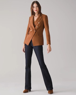 Faux Suede Studio Blazer