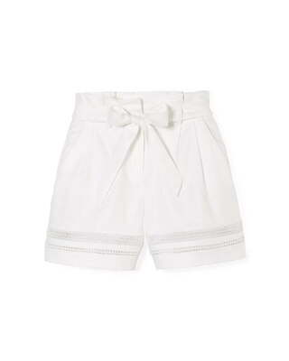 High-Rise Linen Shorts