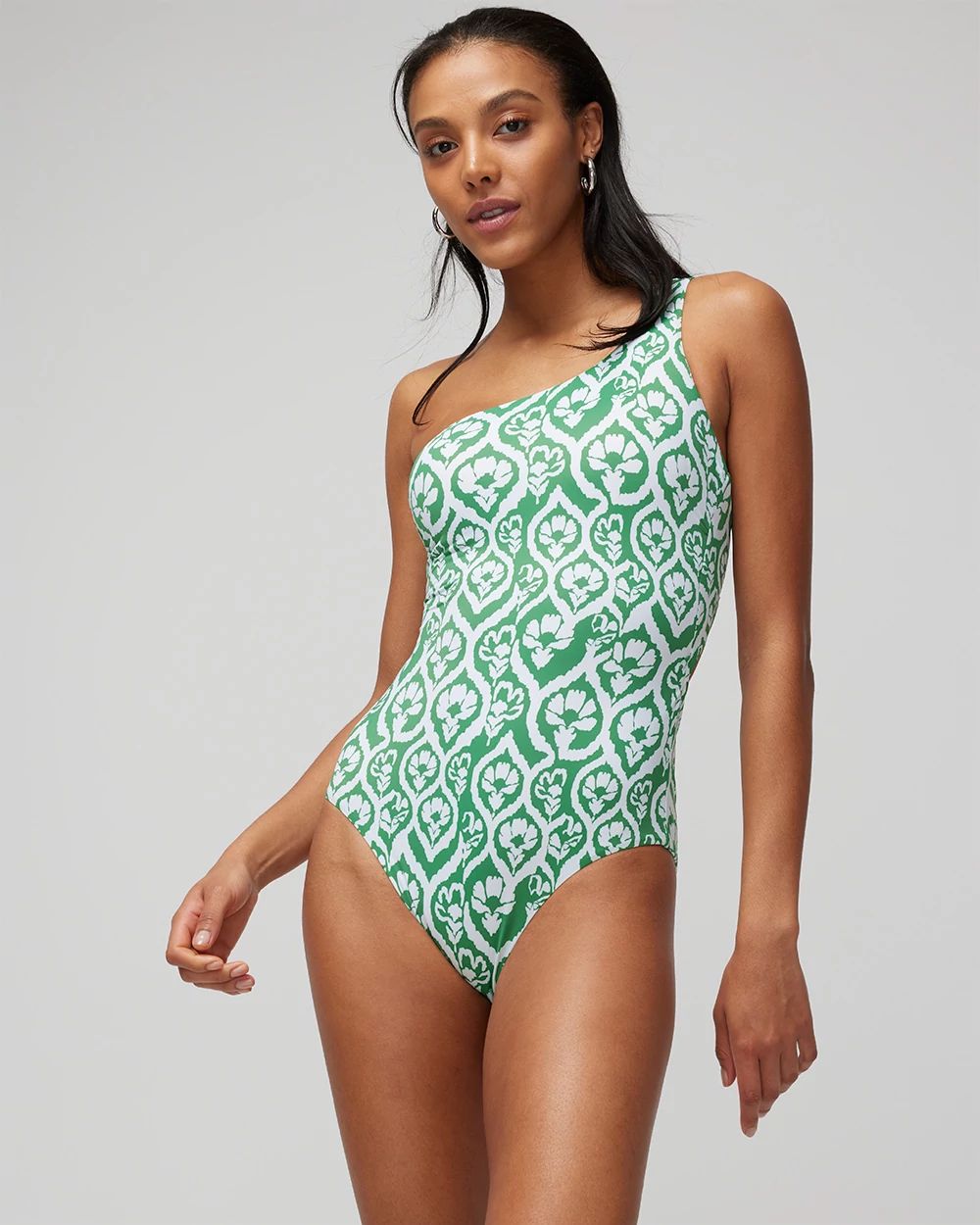 Printed One-Piece Swimsuit