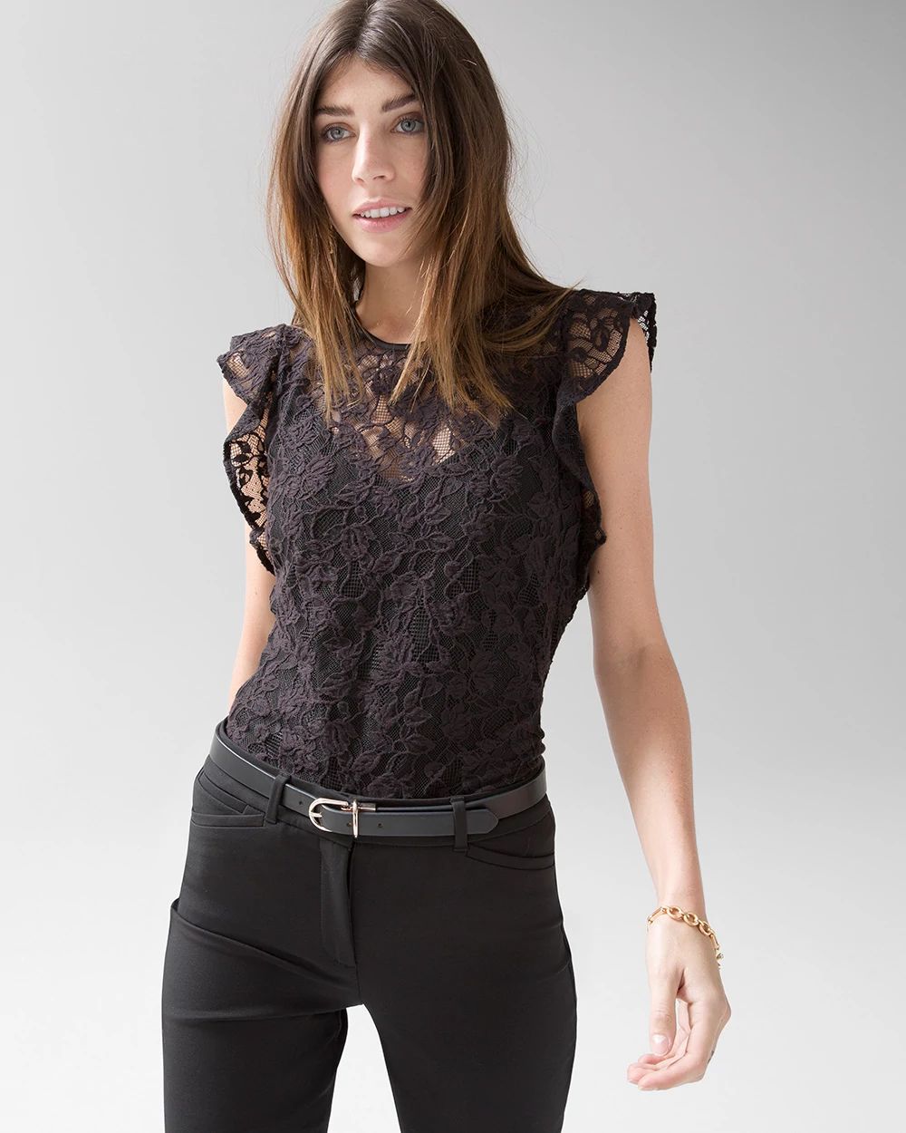 Sleeveless Lace Top