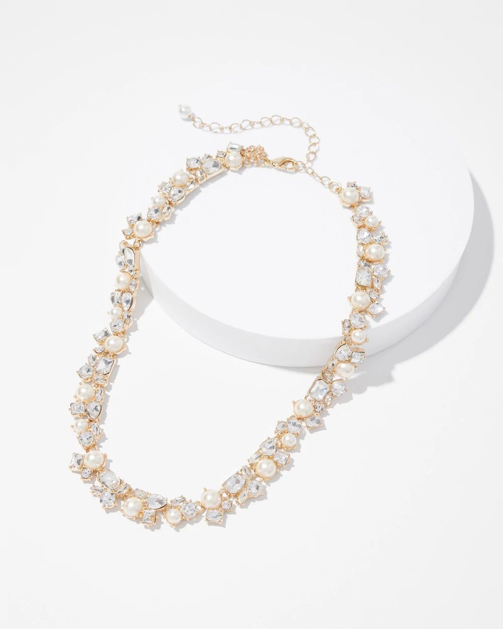 Mixed Media Collar Necklace