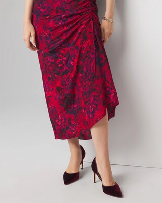 Ruched Midi Dress click to view larger image.