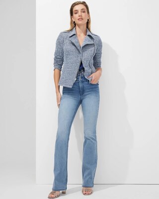 Outlet WHBM Bouclé Moto Jacket