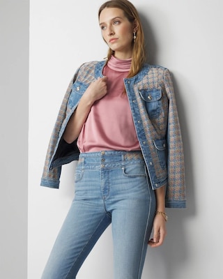 Extra High-Rise Everyday Soft Denim™ Skinny Flare Jeans click to view larger image.