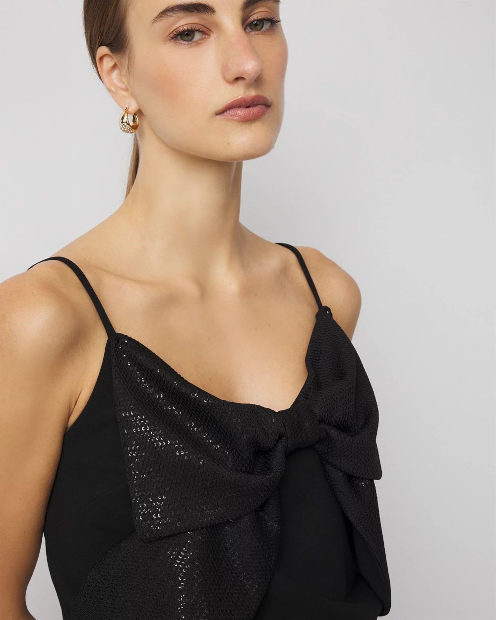 Sequin Bow Top click to view larger image.