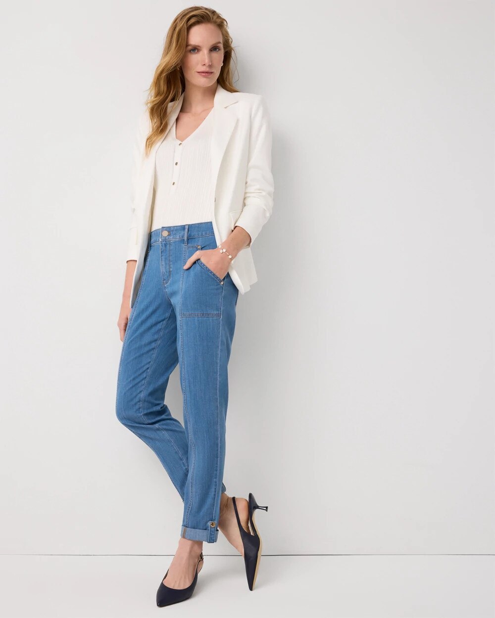 Pret Mid-Rise Straight Cropped Utility Pant - image 4