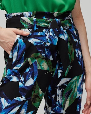 High-Rise Tapered Ankle Pants