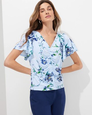 Outlet WHBM Ruched Tee