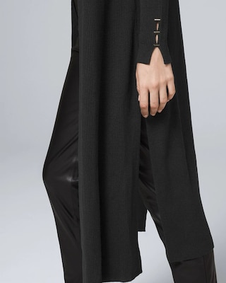 Modern Ribbed Duster Cardigan