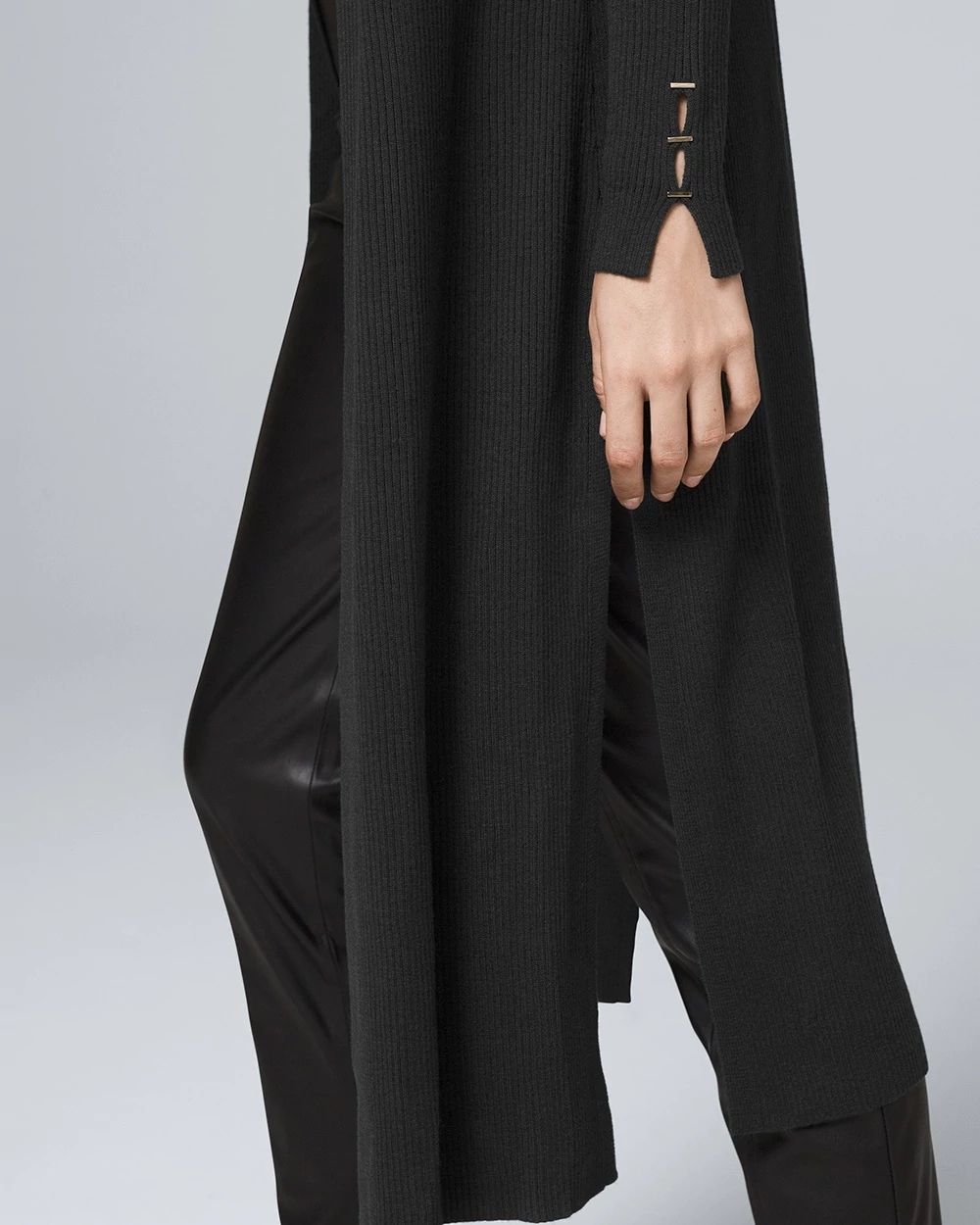 Modern Ribbed Duster Cardigan